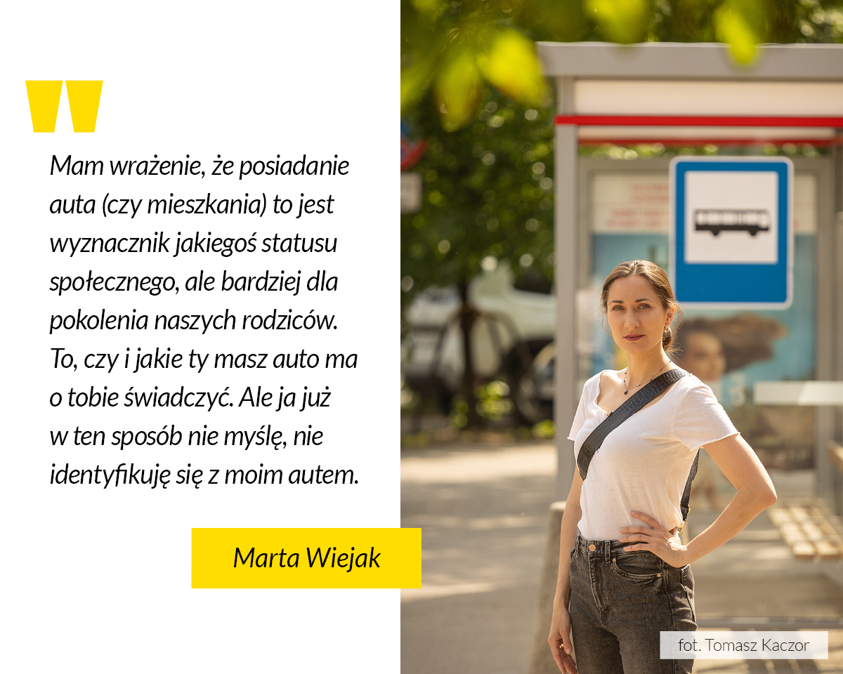Czy w Warszawie można żyć bez samochodu? Marta Wiejak pokazuje, że tak